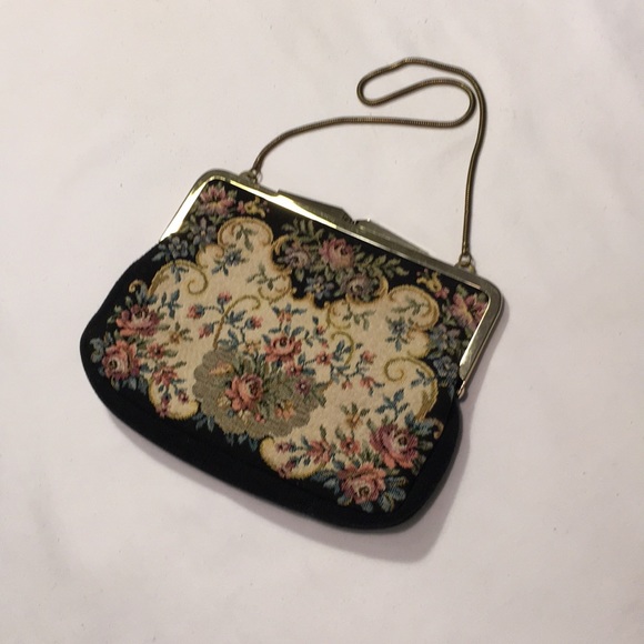 Vintage Tapestry Handbag Made In Germany - Picture 2 of 4